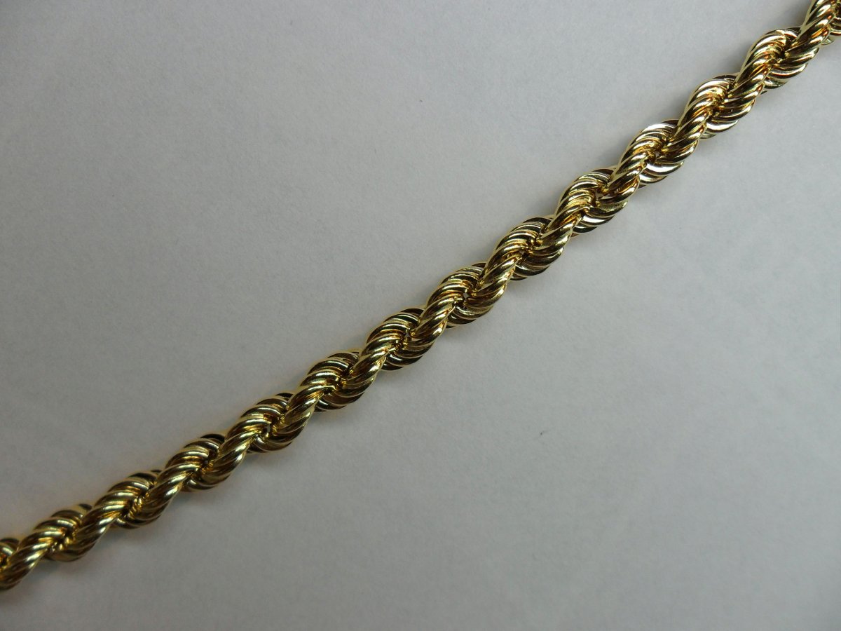 Geelgouden Koord Collier